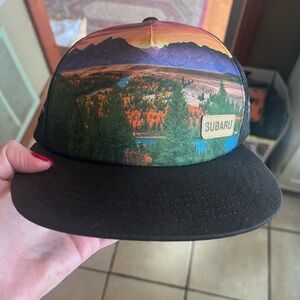Scenic Print Subaru Hat